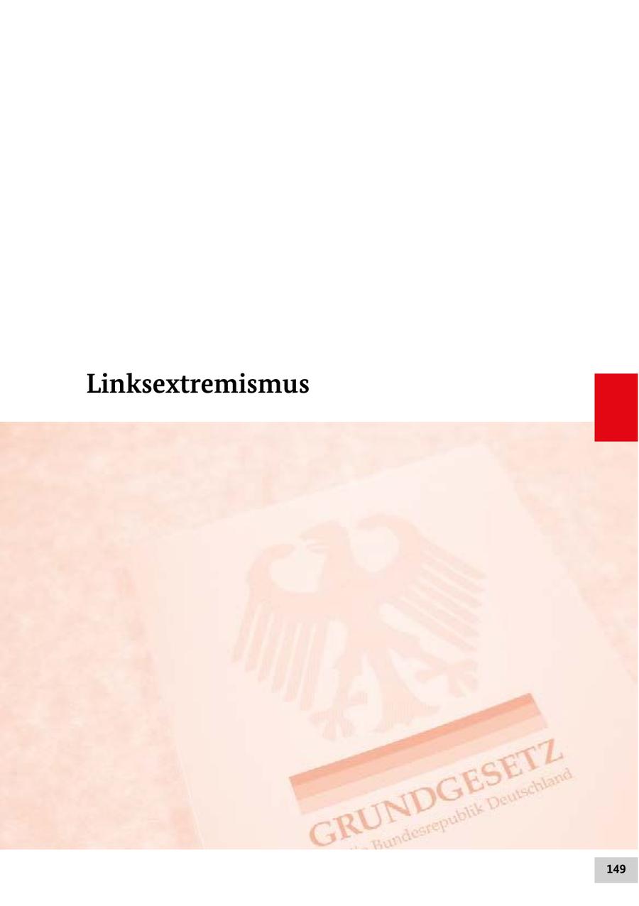 Linksextremismus 149